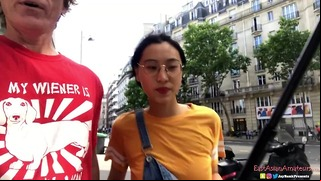 Korean Asian June Liu Creampie – Spicygum Fucks American Male In Paris X Jay Bank Presents